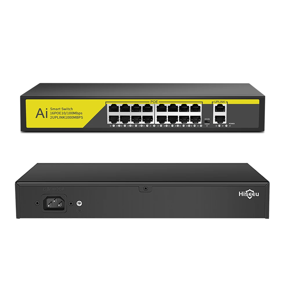 

16 POE Port Switch Metal Ethernet Stock Full-duplex & Half-duplex Usw Lite 16 Poe Rohs CE 16 POE +2 UPLINK Switch 16pin CN;GUA