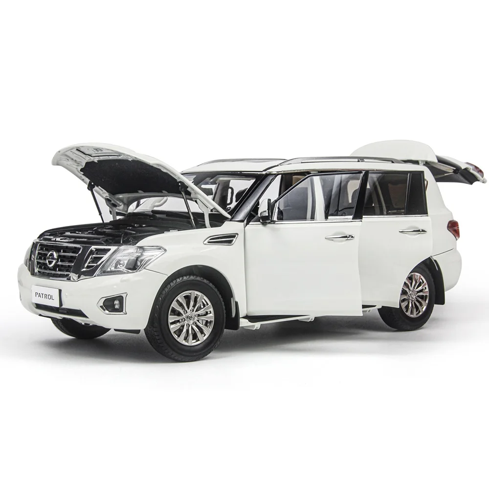 1:18 Scale Paudi Nissan Patrol 2018 V5.6 Alloy Diecast Model Car Toy Vehicles Simulation Collection Model Adult Gift Display