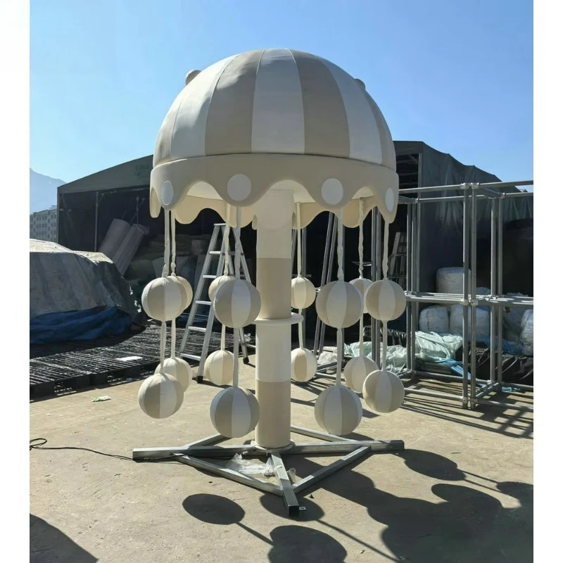 8-Foot outdoor and indoor wooden electric soft carousel, suitable for children aged 2-10 - family use carousel