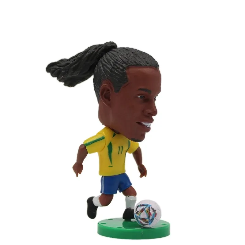 Brazil Football 6.5cm Height Resin Activity Soccer Dolls Figure Toys