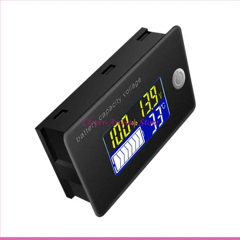 Moniteur batterie E06B 10-100V batterie numérique Capacité Testeur pourcentage Niveau tension Température Parige