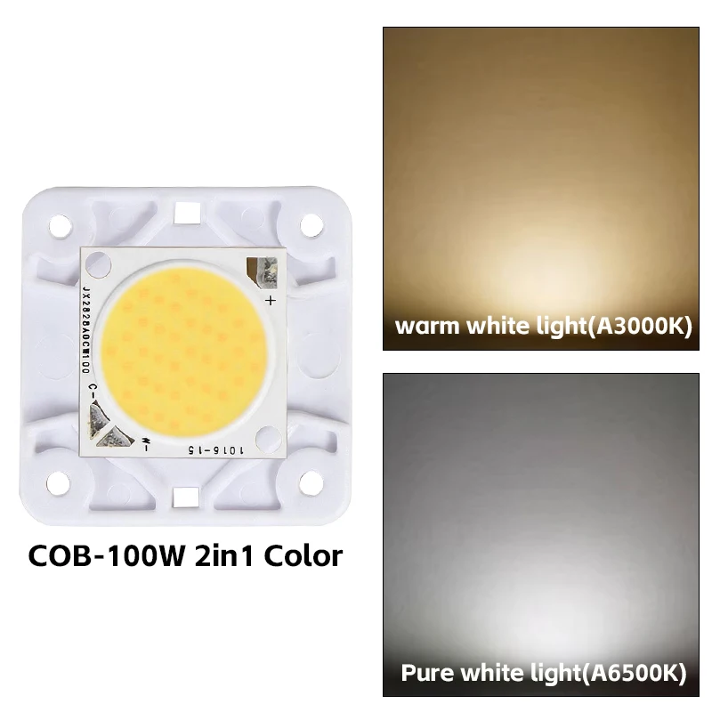 100W LED COB Beads Chip 200W Warm Cold White For 2/4 Eyes Audience Light Floodlight Lamp Spot Lighting LED COB Chips