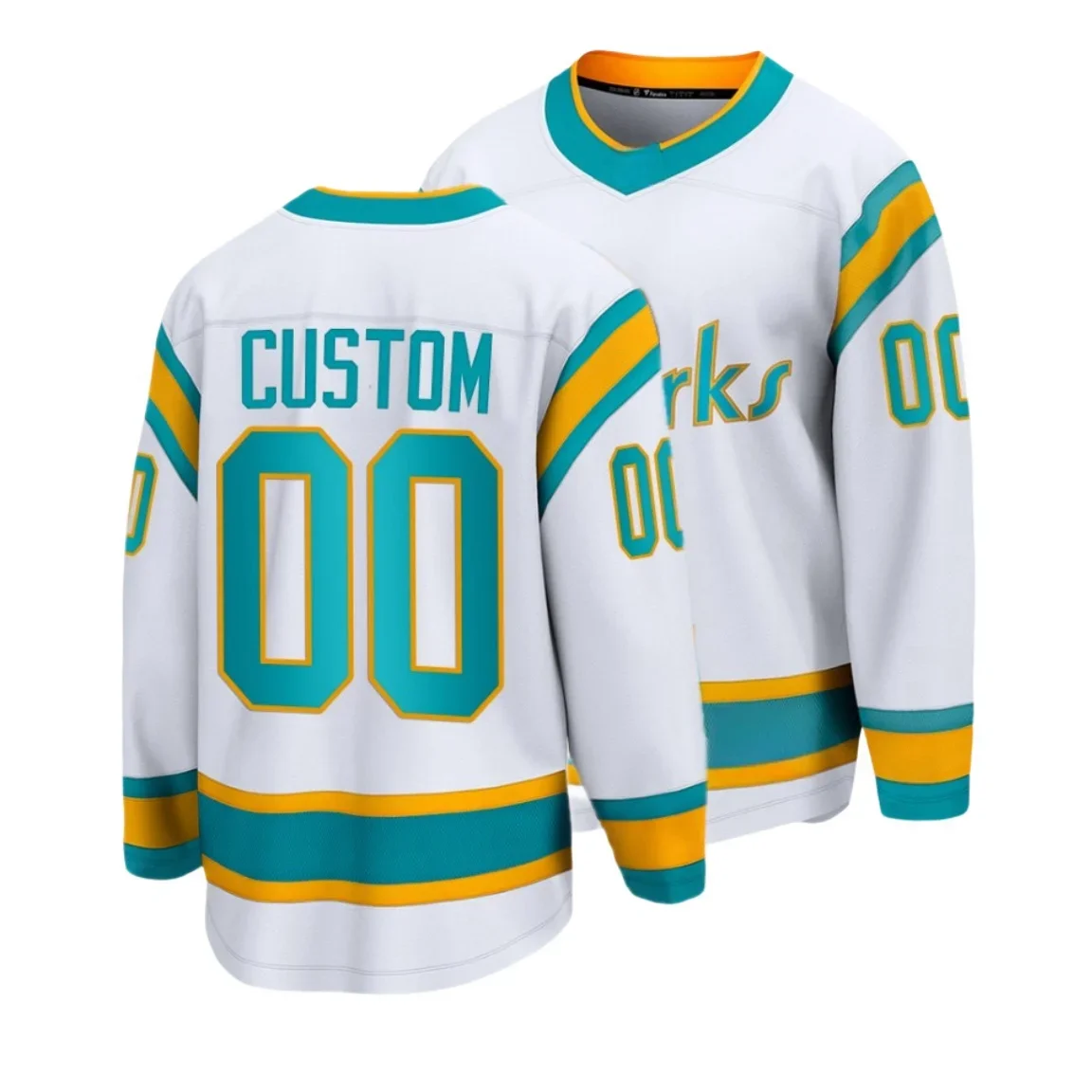 Maillot de hockey sur glace personnalisé San Jose pour homme, #71 Équipements lin convenini #44 Marc-Edouard Vlasic #29 Mackenzie Blackwood #7 Nico Sturm