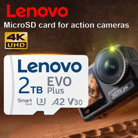 Lenovo 2TB 1TB Memory Card 512GB 256GB High Speed Micro TF SD Card C10 U3 A1 For Drone Audio Surveillance Device 128GB TF Card