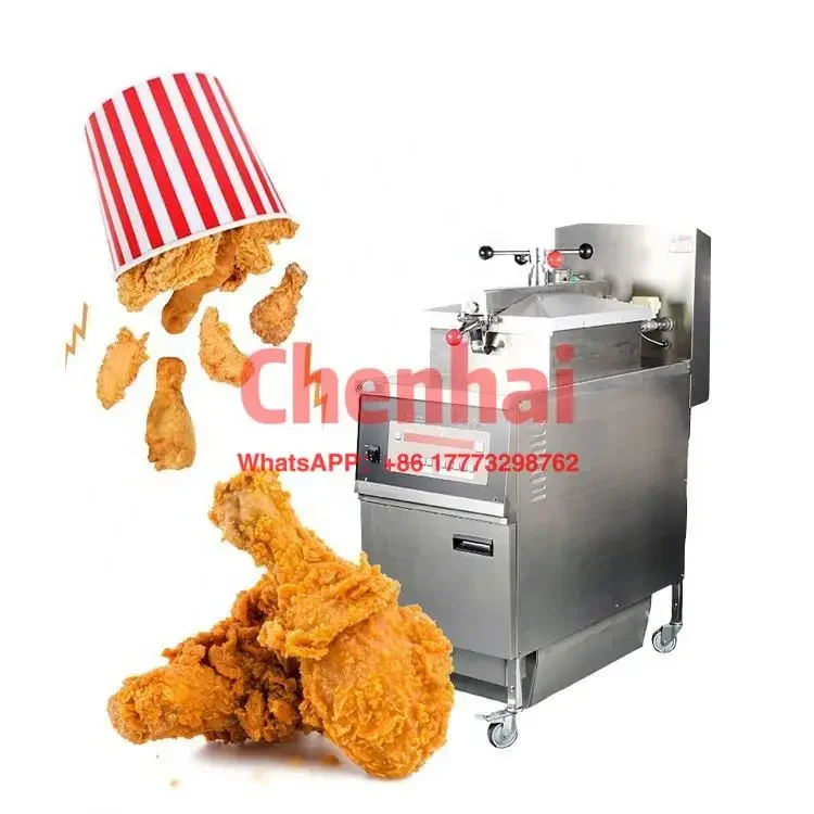 Electric 25l Pressure Chicken Fryer Oil Filter Equipped Large Capacity Computer Panel Pressure Chicken Fryer