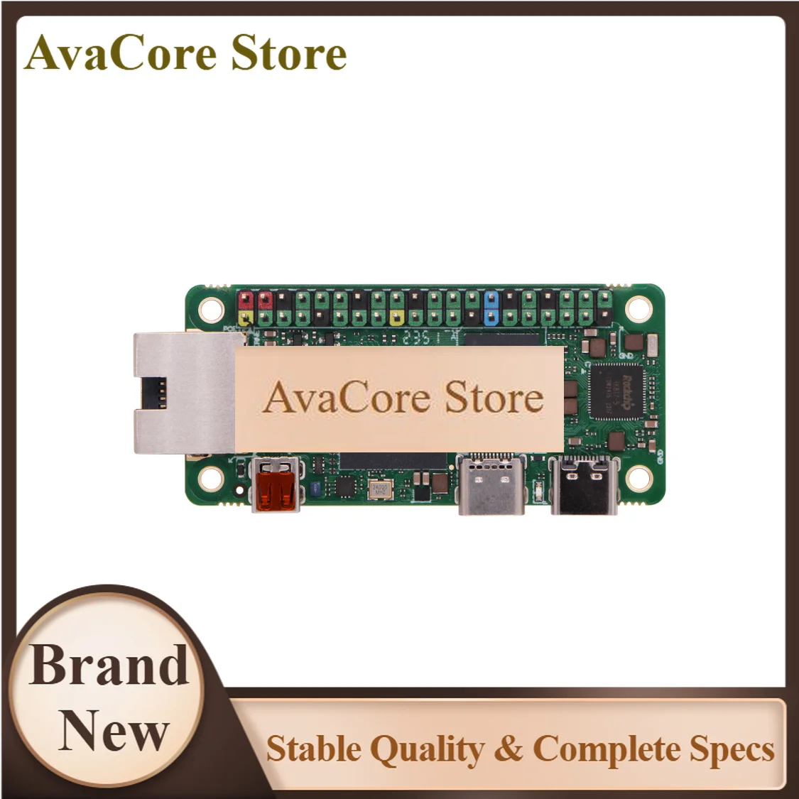 AvaCoreRadxa ZERO 3E RK3566 4-ядерный процессорный SBC-компьютер, GPU, NPU, HDMI с выходом 1080P и Gigabit Ethernet, одноплатный компьютер