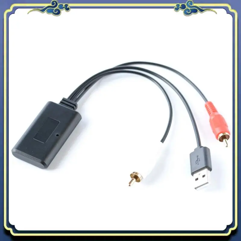 Easy To Use 1 Piece Car Universal Bluetooth Module Bluetooth Music Adapter Rca Aux Audio Cable USB Powered