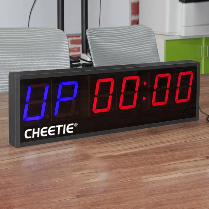 ساعة CHEETIE CP20 MMA الرقمية للملاكمة بتصميم جديد ومؤقت تدريب اللياقة البدنية مع شعار WOD مصنوع في المصنع الصيني #4