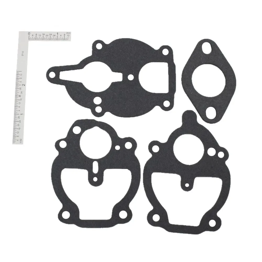 Carburetor Rebuild Kit with 3 Different Bowl Cover Gasket for Ford 2N 8N 9N IH Farmall 100 130 140 200 230 240 330 404