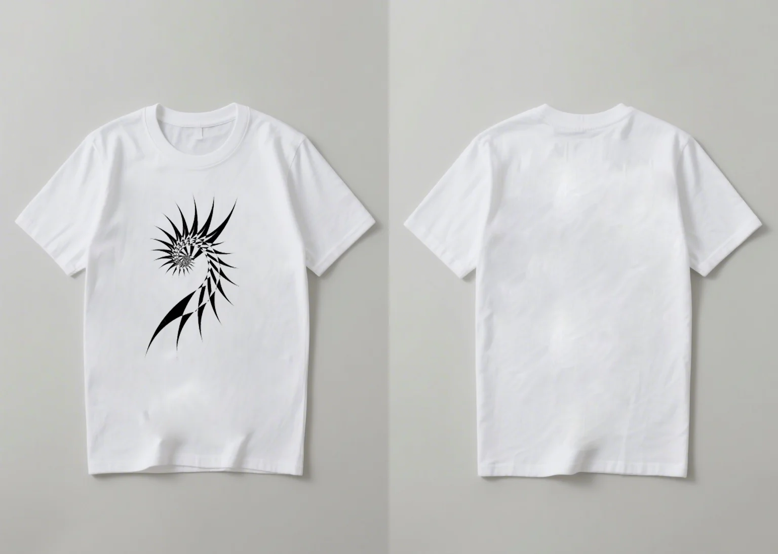 

In 2025 the new trend is a dark themed individualistic thorny pattern fashionable printed casual loose short sleeved shirt