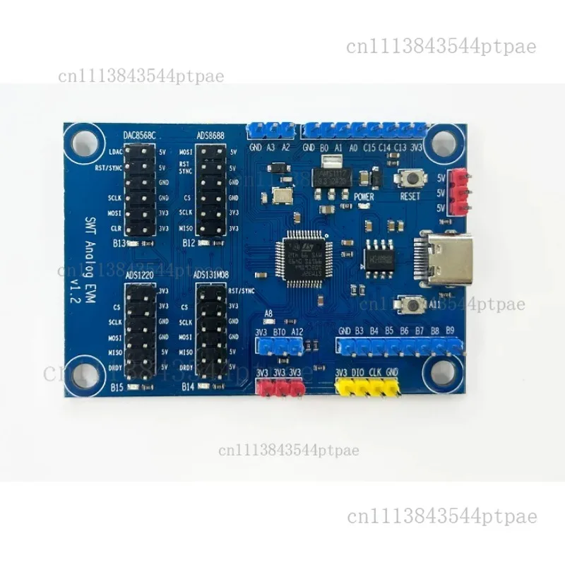 Stm32f103 Analog Acquisition Baseboard, for Evaluation and Development Purposes