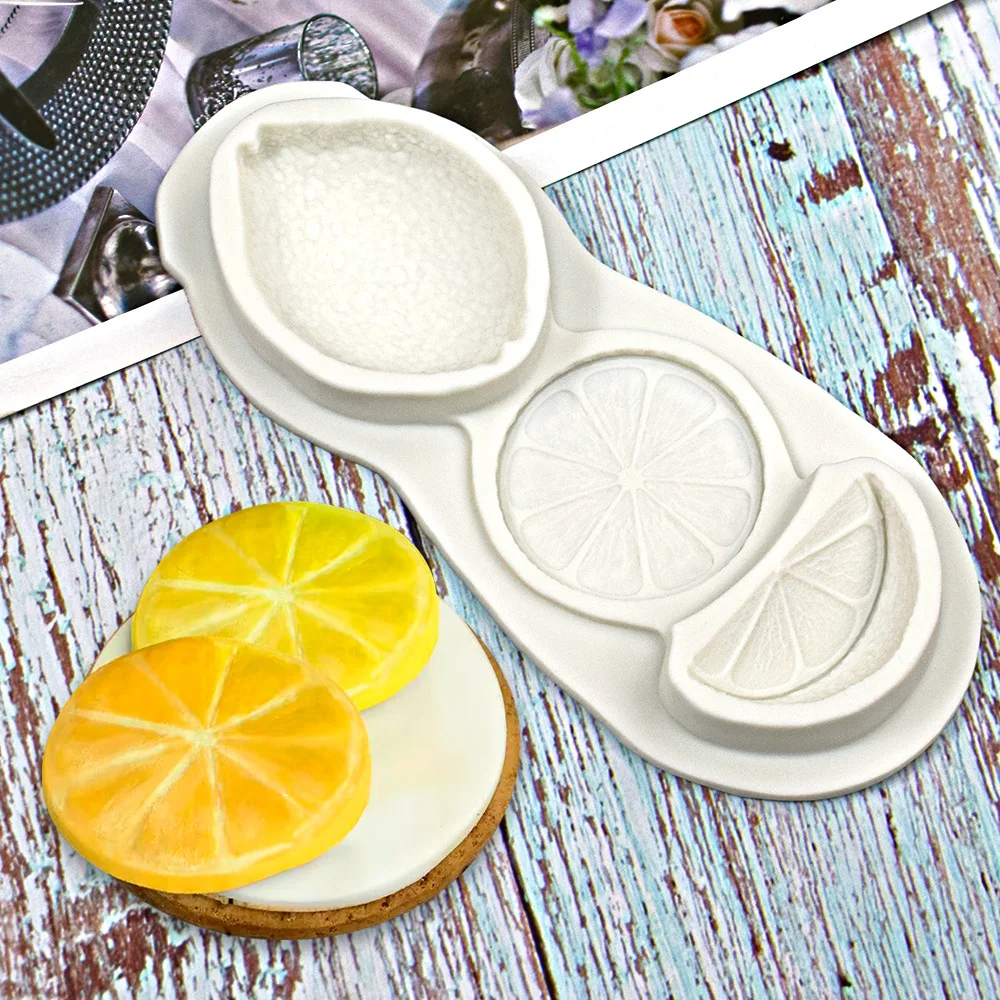 

Lemon Orange Citrus Fruit Silicone Sugarcraft Molds For Baking Resin Tools Cupcake Baking Mould Fondant Cake Decorating Tools