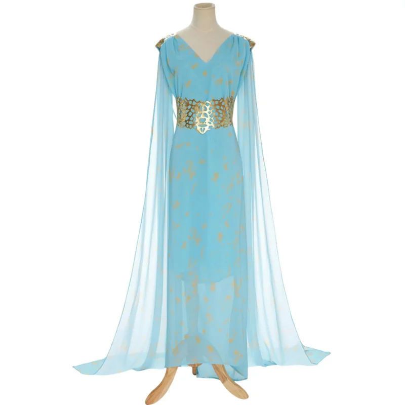 

Daenerys Targaryen Cosplay Halloween Carnival Party Men Women Girls Children Adult Christmas Anime Costume Cos Dress