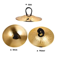 Miwayer 4PCS Mini Copper Finger Cymbals Belly Dance Hand Cymbals Musical Instrument ,Dancing & Performances Instrument 3