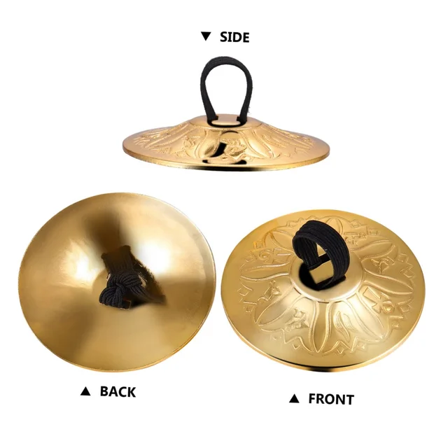 Miwayer 4PCS Mini Copper Finger Cymbals Belly Dance Hand Cymbals Musical Instrument ,Dancing & Performances Instrument 3 Miwayer 4PCS Mini Copper Finger Cymbals Belly Dance Hand Cymbals Musical Instrument ,Dancing & Performances Instrument 3