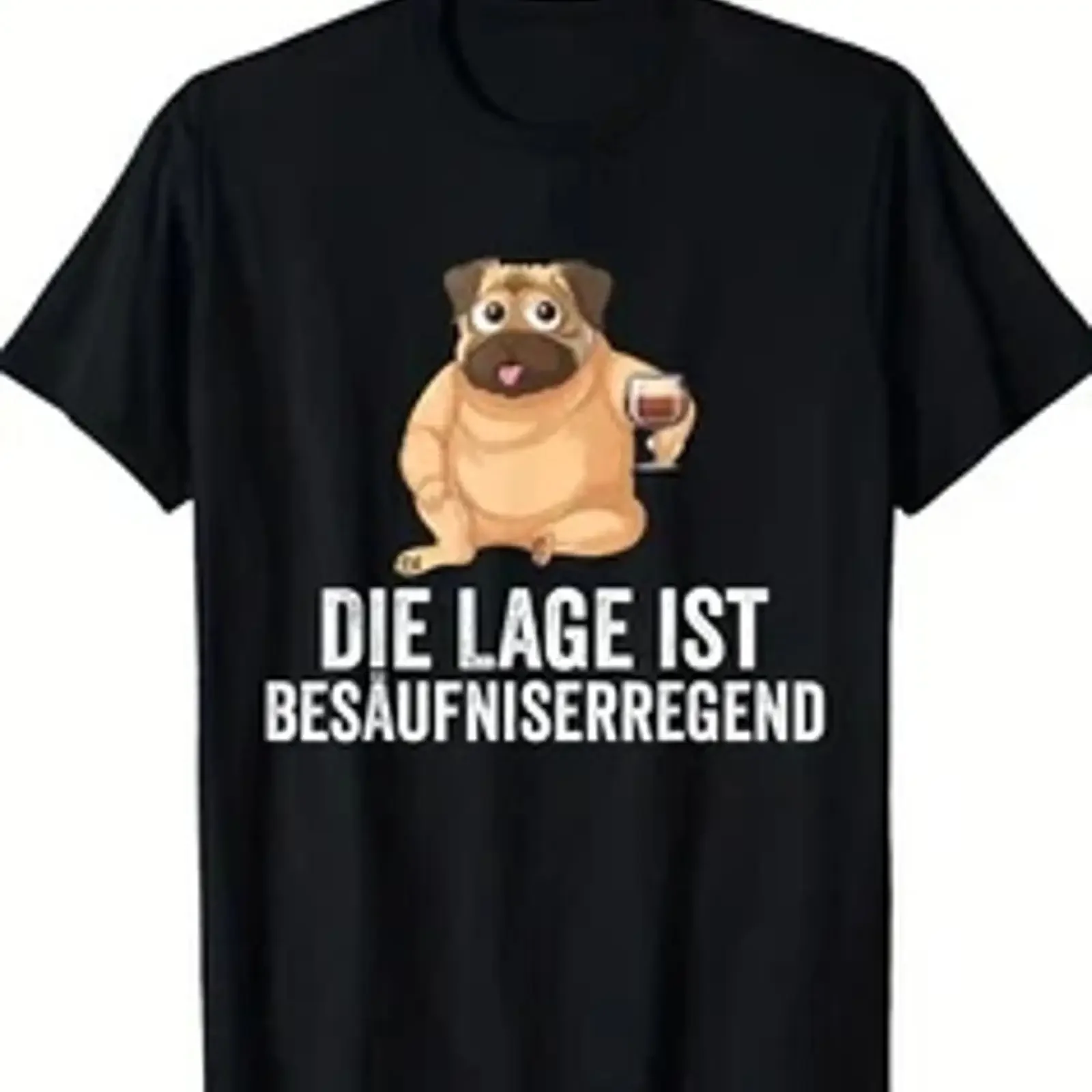 Die Lage ist besäufniserregend Herren Fun T Shirt Party Spruch bis 8XL vintage Washed Stylish Comfortable graphic streetwear