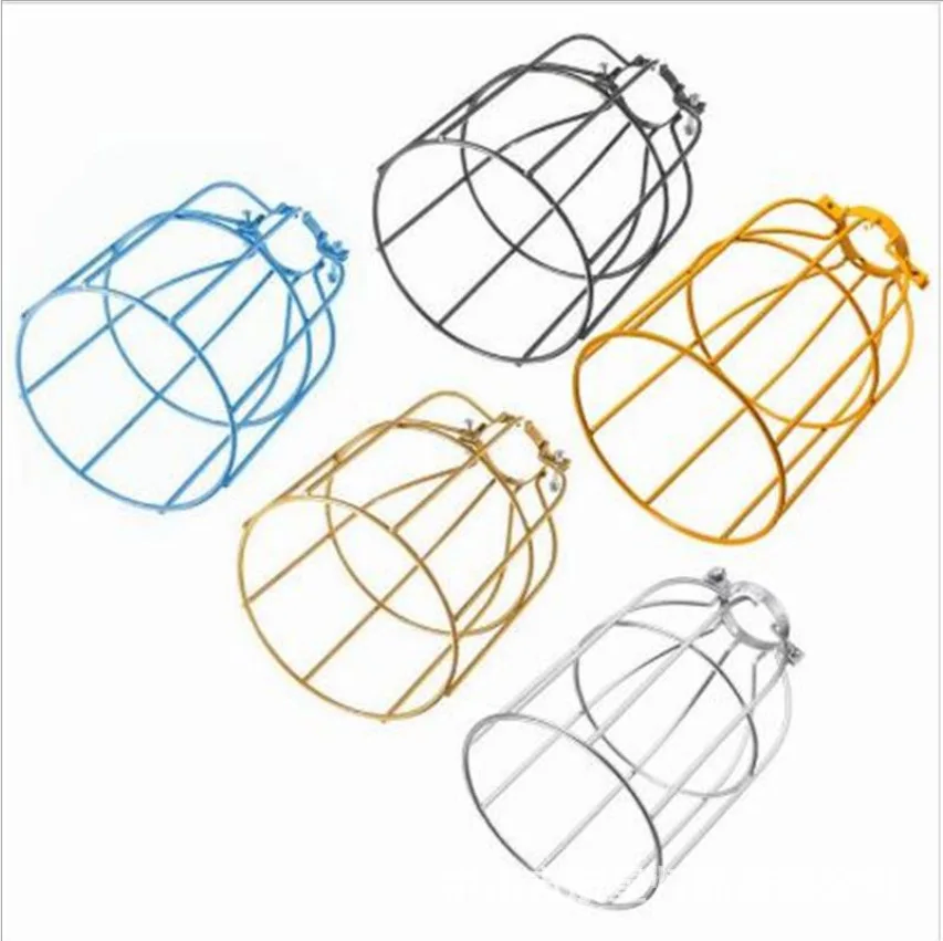 Iron Wire Bird Cage Lampshade Retro Pendant Lamp Wall Lamp Table Lamp Accessories Lampcovers