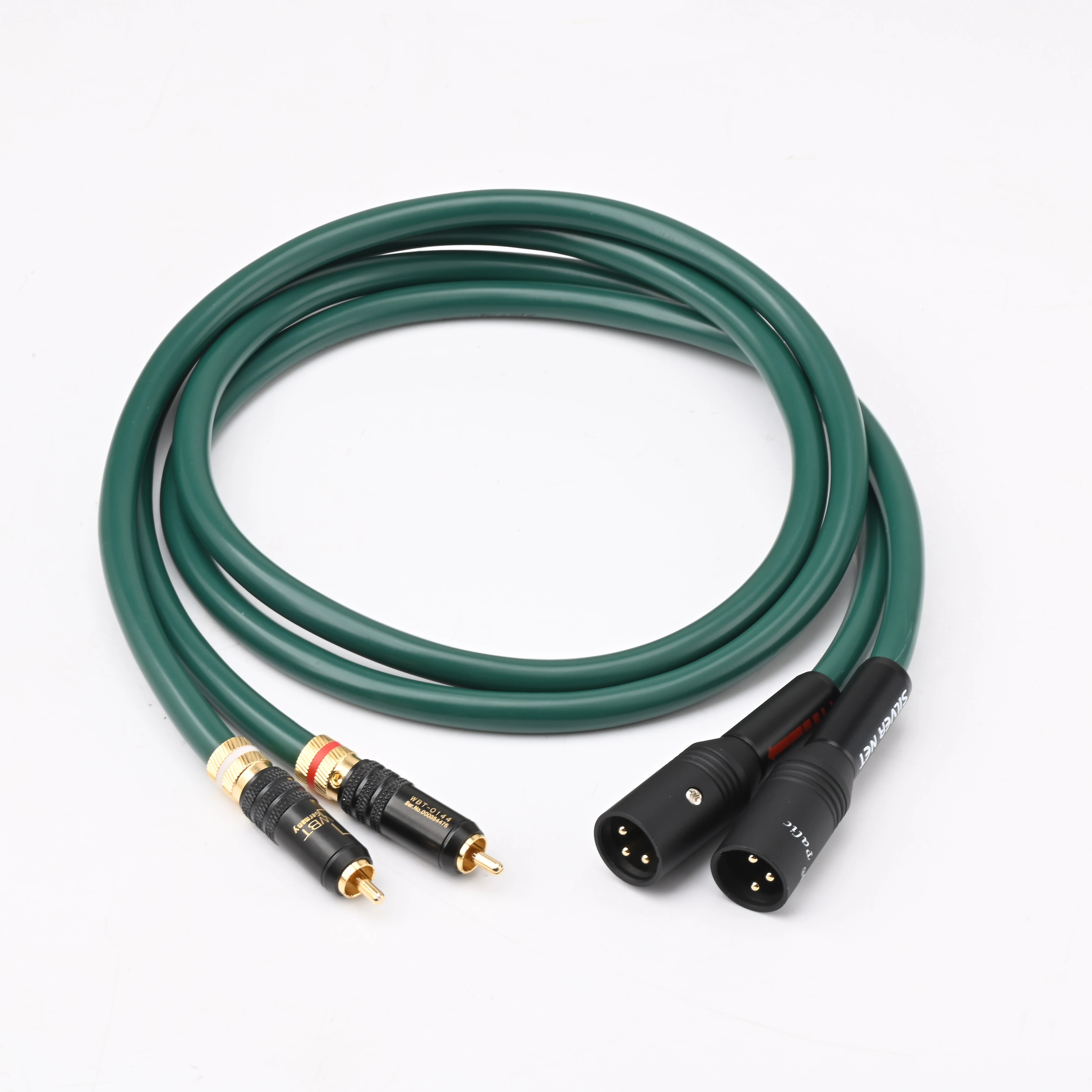 

ATAUDIO Одна пара HiFi 2RCA к 2XLR Кабель 7N OCC 2-жильный с экранированием Hi-end 2RCA к 2XLR Мужской аудиокабель для звукового оборудования
