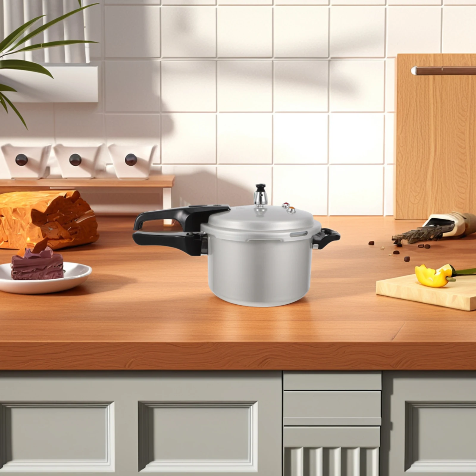 

Household High Pressure Cooker Aluminum Alloy Stove Top Pot Steaming Braising Soup Stewing Energy Saving Kitchen Accessories