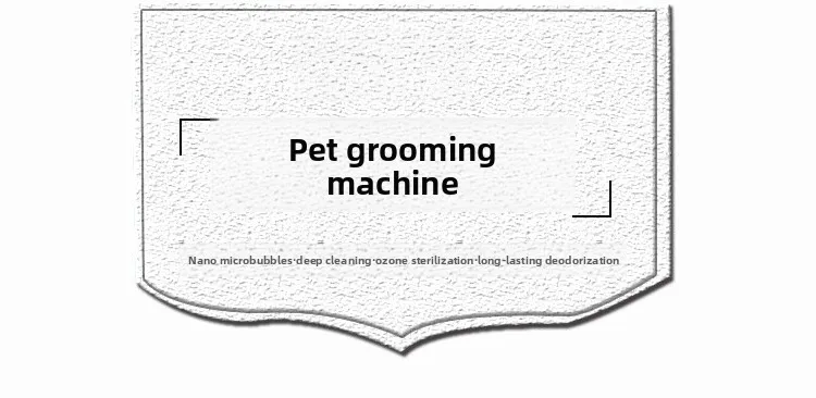 ZHAYA Micro Nano Bubble Milk Bath Machine for Cat Dog Pet Spa Cleaning System with Foam Generator for Home Grooming