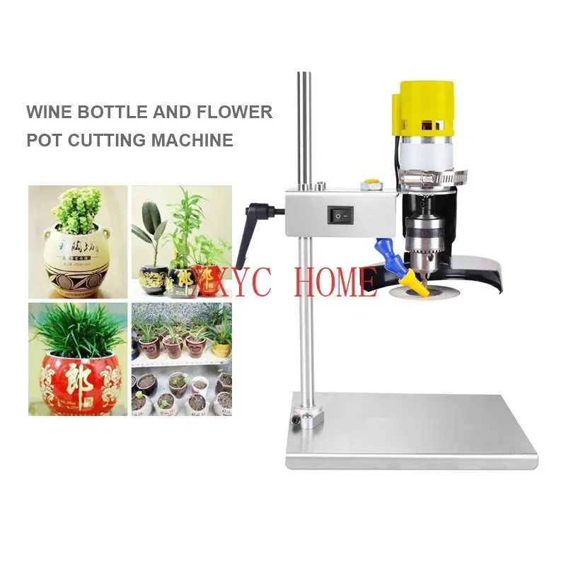 

220V/110V Professional Glass Bottle Cutting Machine DIY Tools Wine Beer Cutter Making Flower Pots, Grinding,