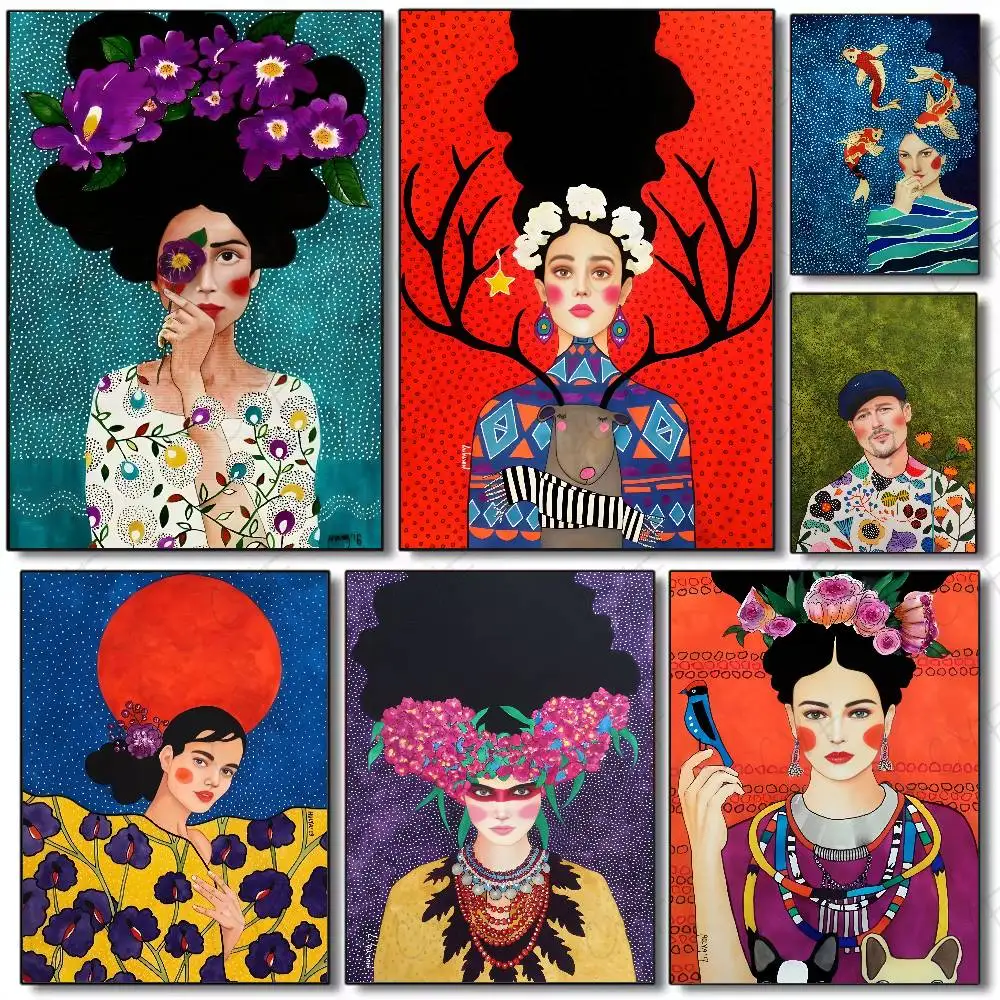 

H-Hulya Ozdemir Art Poster Waterproof Vintage Movie Posters High Quality Wall Art Print For Room Decor Gift