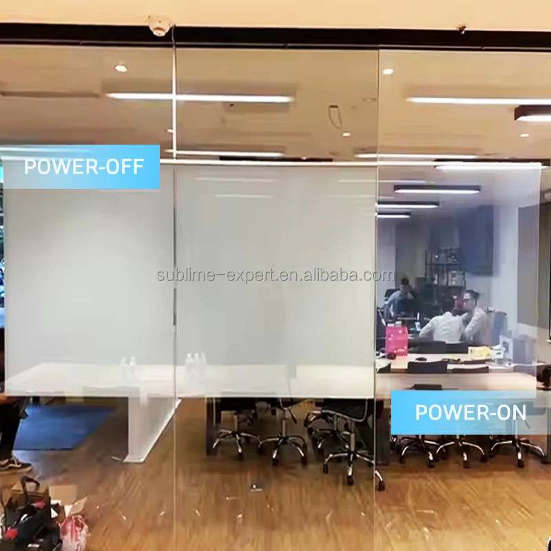 Electric Tint PDLC Film Smart Home Window Glass 91 Transparency Smart Film Interior Door Self-adhesive PDLC Smart Film for Glass