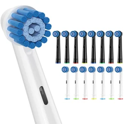 16 Pack Sensitive Gum Care Replacement Brush Heads Compatible with Oral b Braun Electric Toothbrush.