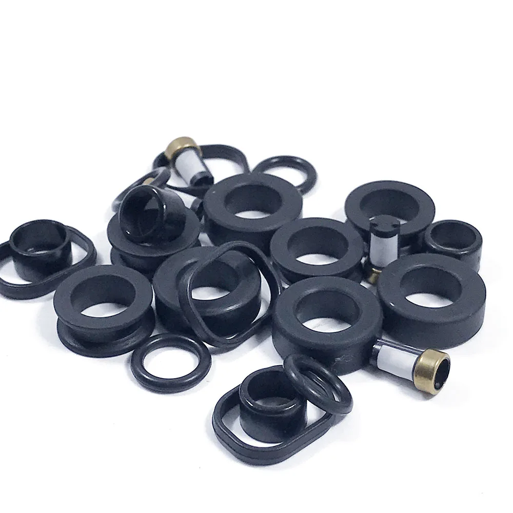 4Set Kit Perbaikan Injektor Bahan Bakar 16611-AA370 Cocok untuk Subaru Legacy Impreza 195500-3910 565cc