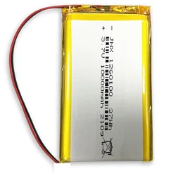 New 3.7V 10000mAH 1260100 Polymer lithium ion / Li-ion battery for TOY POWER BANK GPS Tablet PC Parts