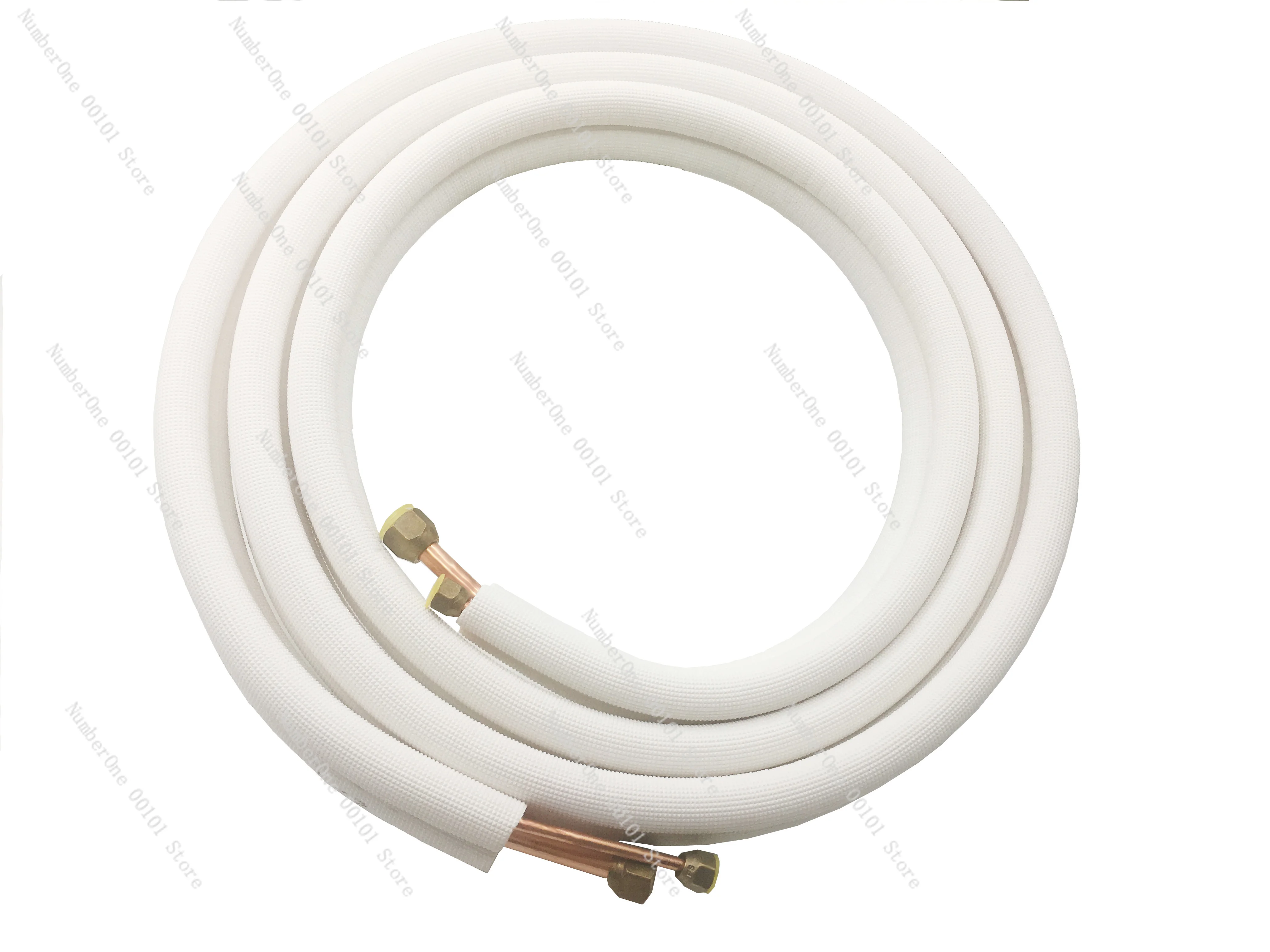 Universal air conditioning connection: 1, 1.5, 2, 3 copper pipes with extended and thickened pipes