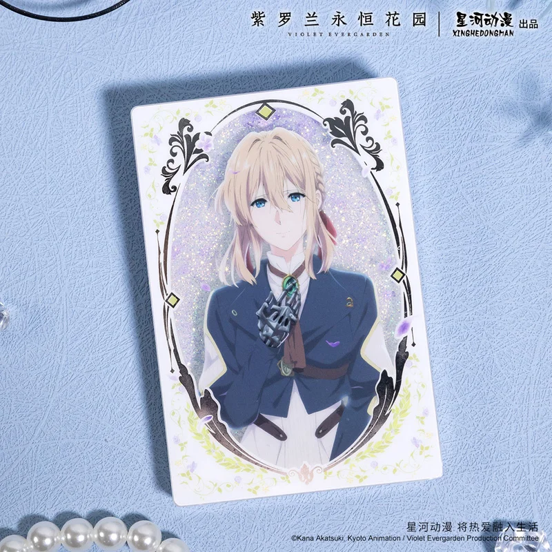 Violet Evergarden Flower Language Series China Official Authorization Acrylic Quicksand Standing Plates