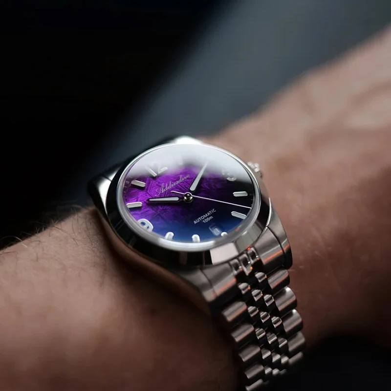 

ADDIESDIVE Men Luxury Automatic Mechanical Watch 100M Diver Sapphire Crystal Stainless Steel Watch Luminous Dial Mens New