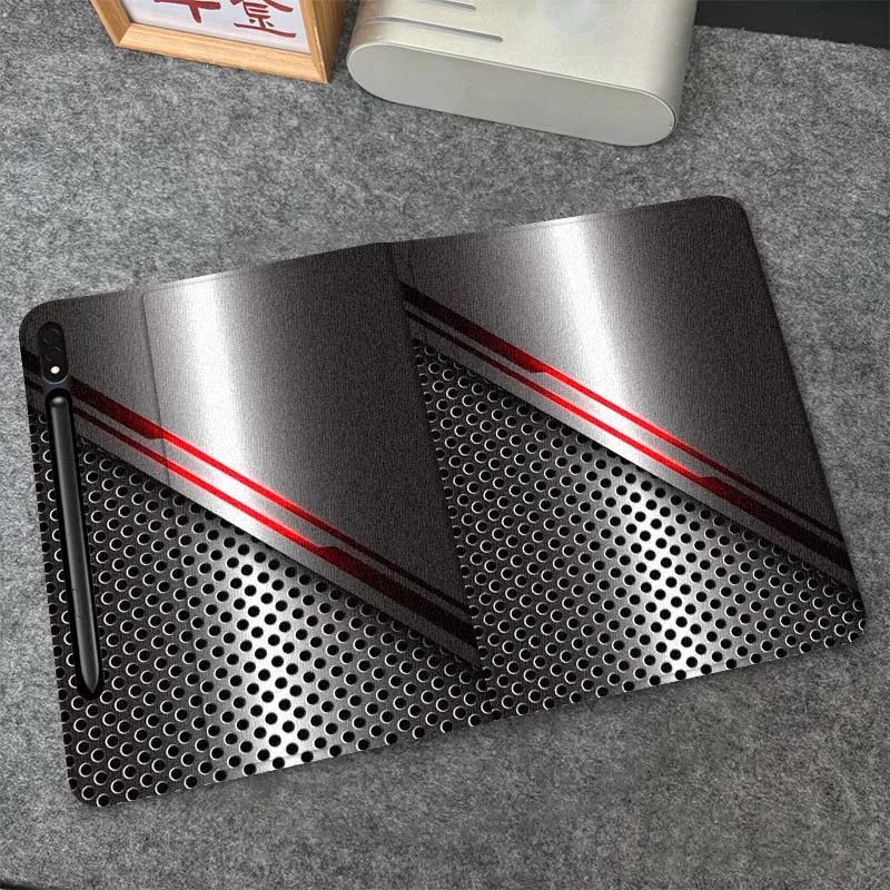 Metallic illustration Tablet Case For Samsung Galaxy Tab S7 S8 S9 S10 FE Plus Lite 11 12.4 13.1 Inch