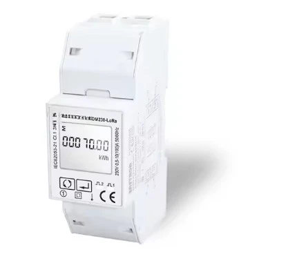 SDM230-LoRa Single Phase Din Rail Wireless LoRa System LoraMesh Smart Power Meter