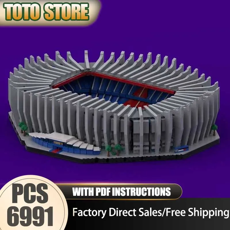 

Moc строительные кирпичи модель футбольного парка технологические блоки модульная городская модель здания подарки рождественские игрушки DIY набор для сборки