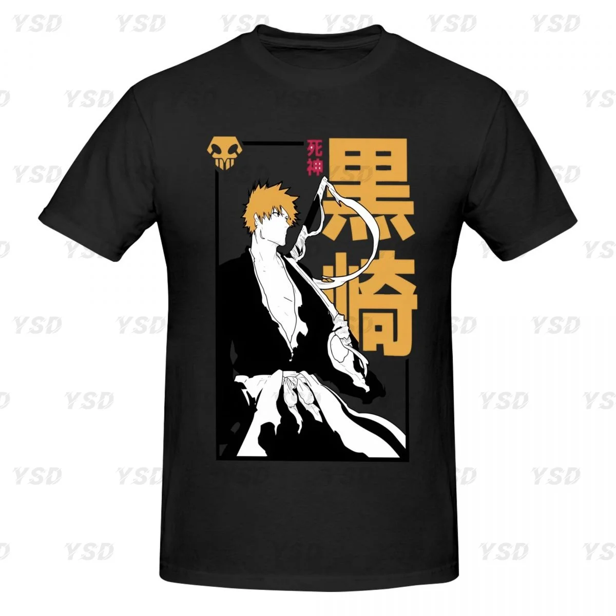 

Bleach Zaraki Kenpachi Men's tight fitting sports T-shirt,Gym Sportswear, Oversized print Tee shirt