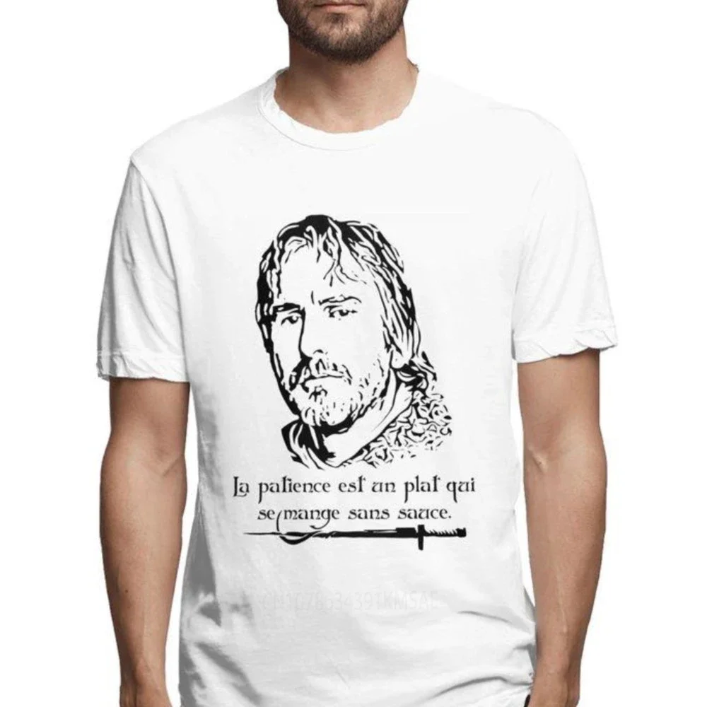 Kaamelott Perceval Quote T-Shirt Plus Size Katoen Standaard Maat Europese Kleding Ronde Hals Custom Shirts