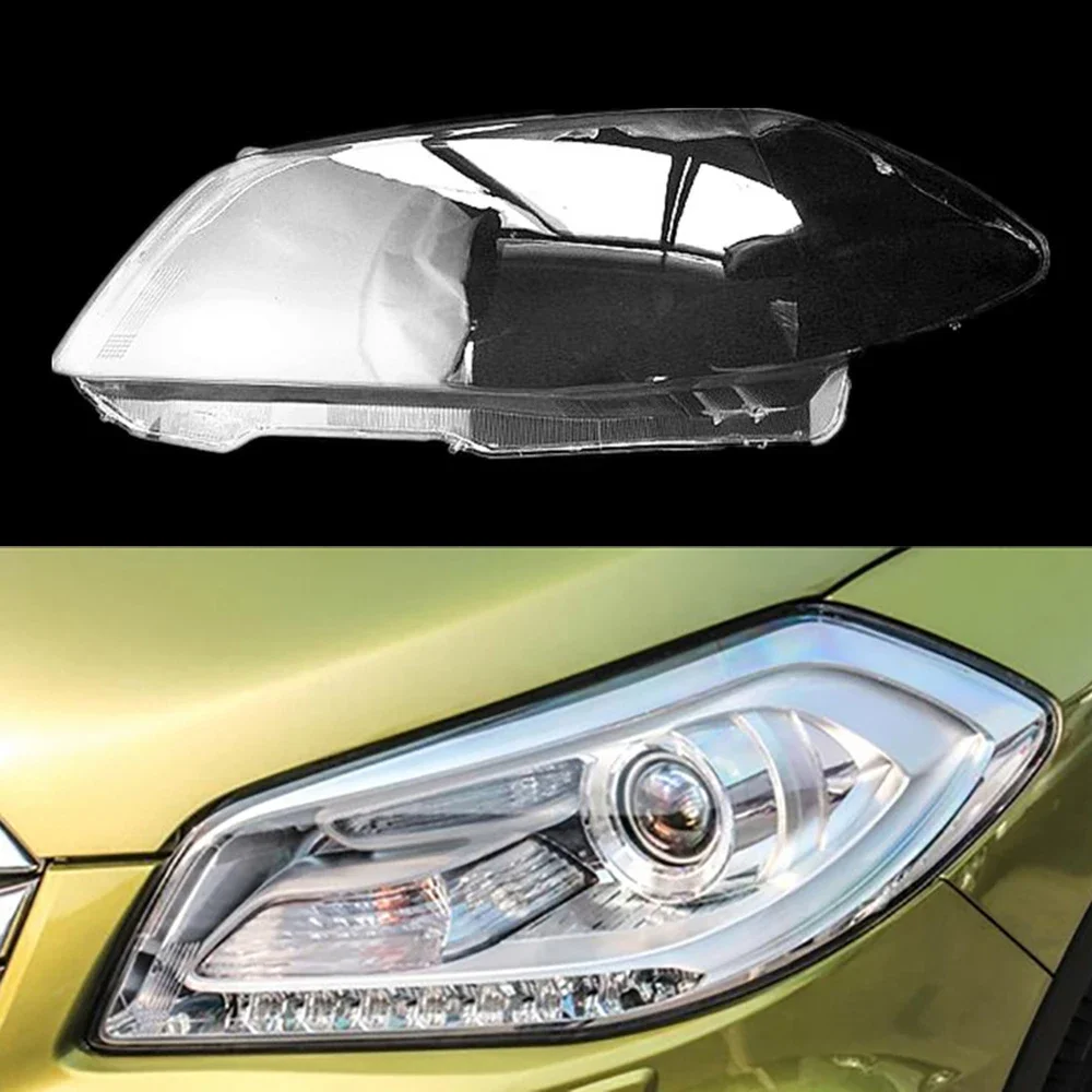 

Накладка на переднюю фару автомобиля Suzuki S-cross, автомобильные фары, прозрачные абажуры, лампа, стеклянная оболочка для объектива 2015 2016 2017
