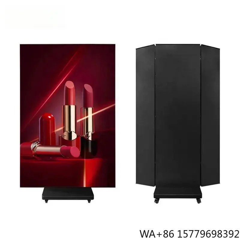 P1.25 Banner Art Exhibition GOB Coating Detachable High Definition 4K Ultra-Thin Three-Sided Folding Events LED Screen