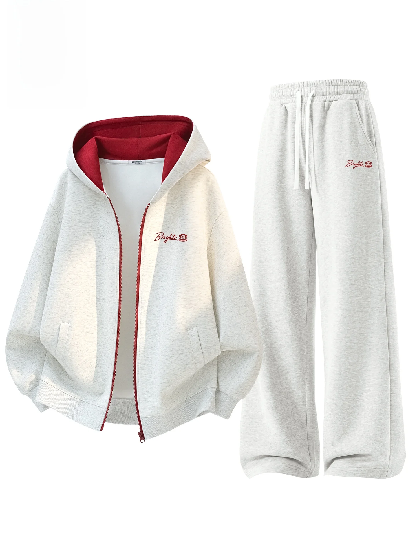 

Youth Spring Hoodie Set Contrast Color Boys Sportswear Long Sve Cotton Polyester Casual Comfortable Outfit