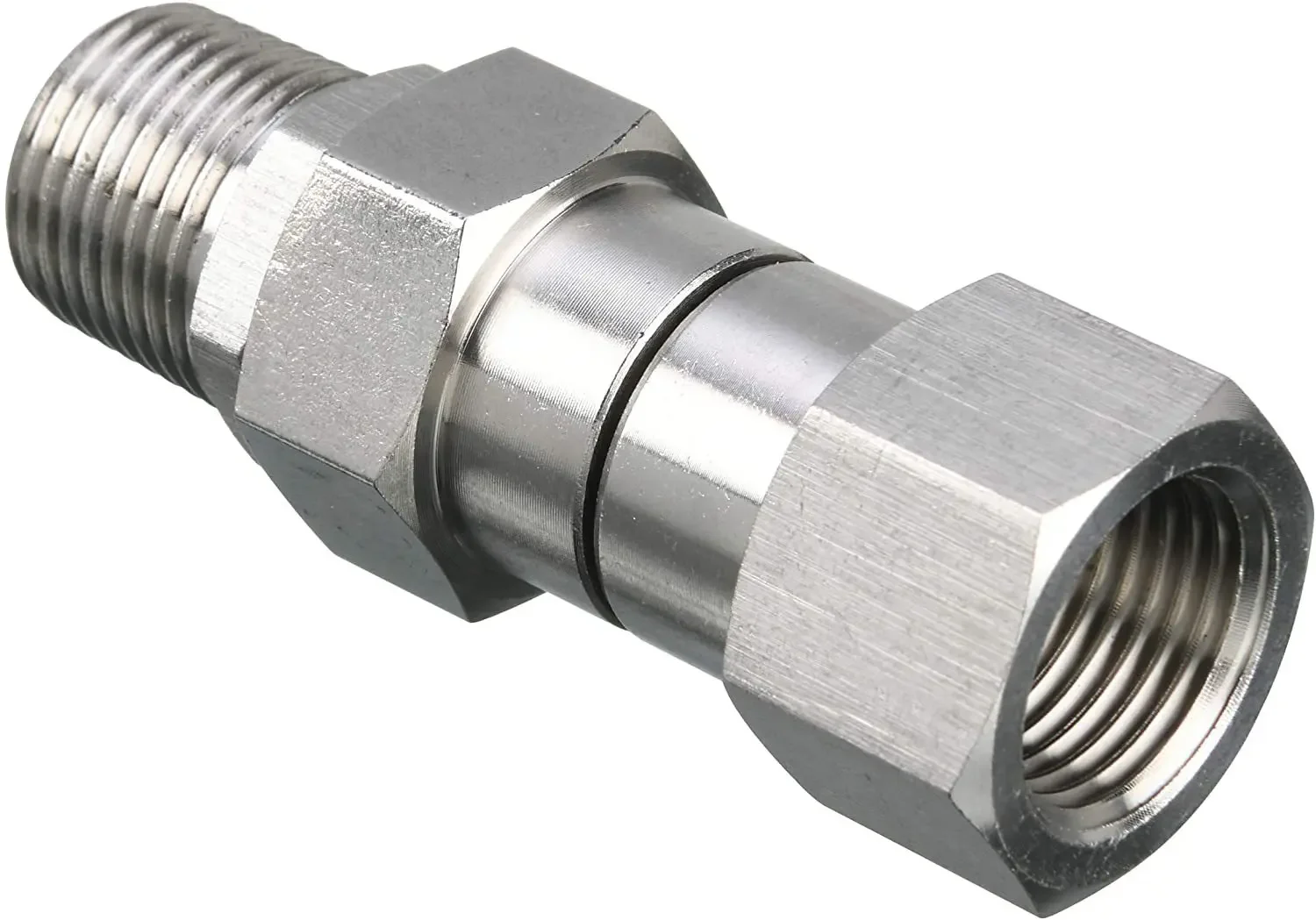 Alta Pressão Lavadora Giratória Conexões De Mangueira, Conector De Rotação De 360 Graus, Lavagem De Carro, 3/8 ", 4500 PSI, 1Pc