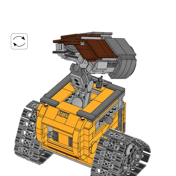 Wall-E Classic Movie Model Building Blocks Sets Compatible With Legoed Particles Suitable For Christmas Gifts 21303