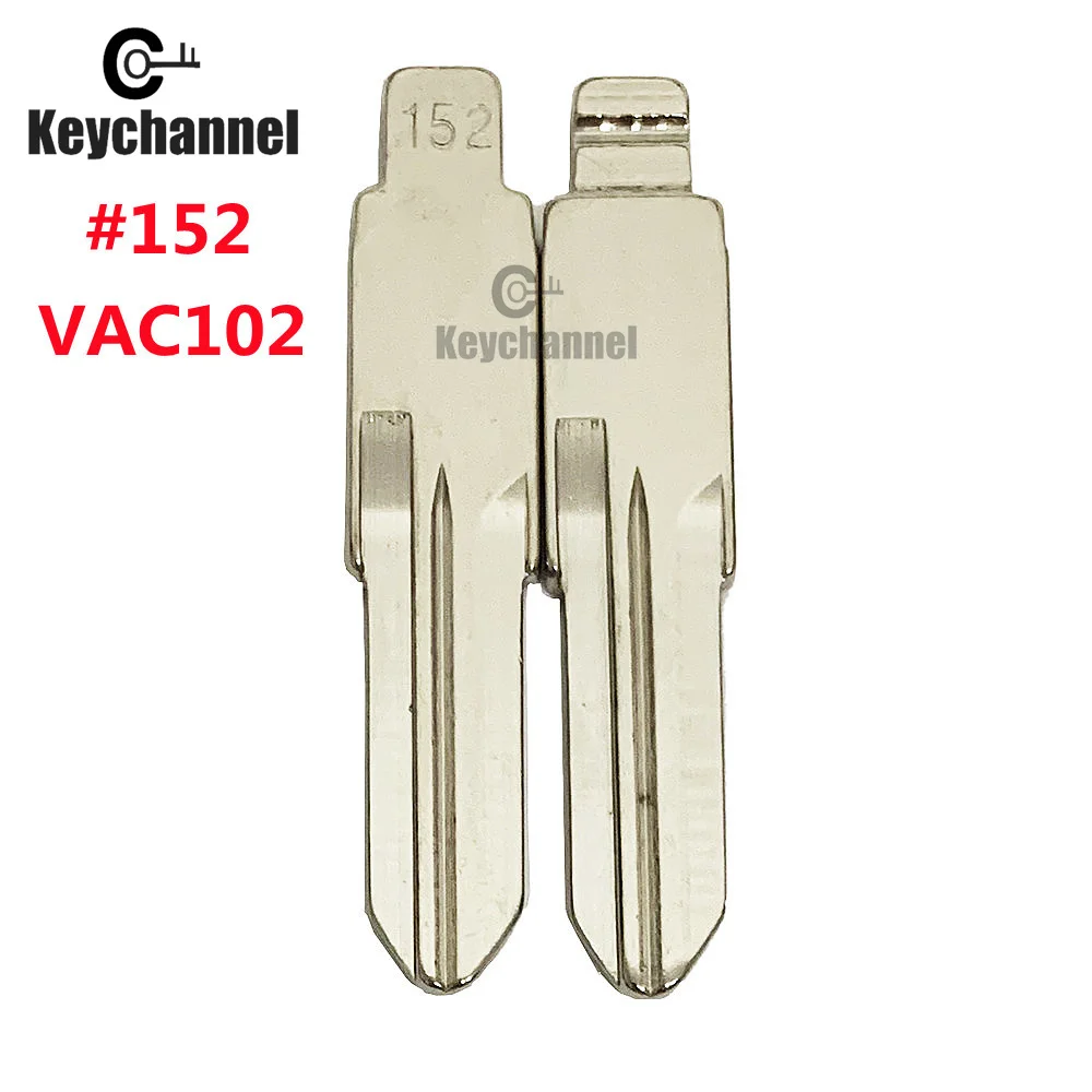 10pcs/lot Car Flip Key Blade VAC102 KD Key Blank #152 for Renault Megan Dacia Clio Duster for KEYDIY KD VVDI Xhorse JMD Remote