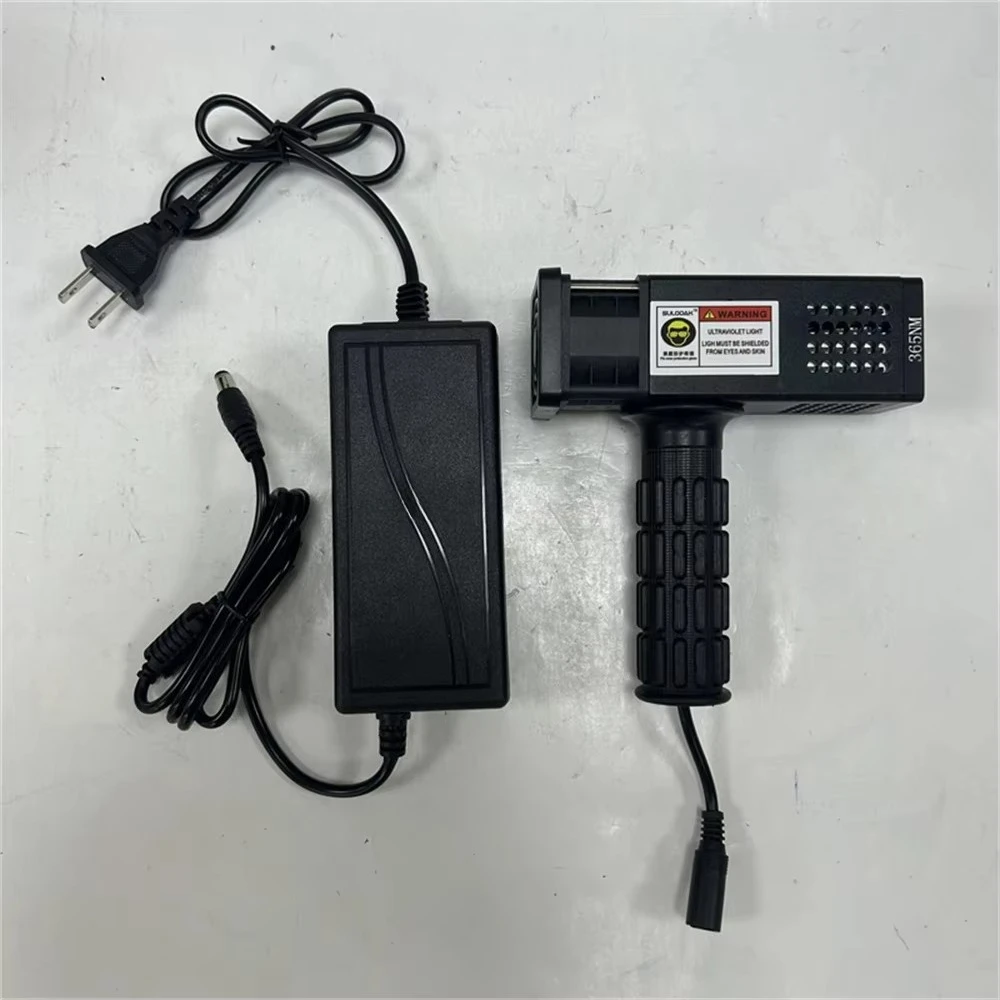 Handheld UVLED Curing Lamp Shadowless Glue/Ink/Green Oil Repair 365NM-420NM Portable 58W for Office Home Hotel Use