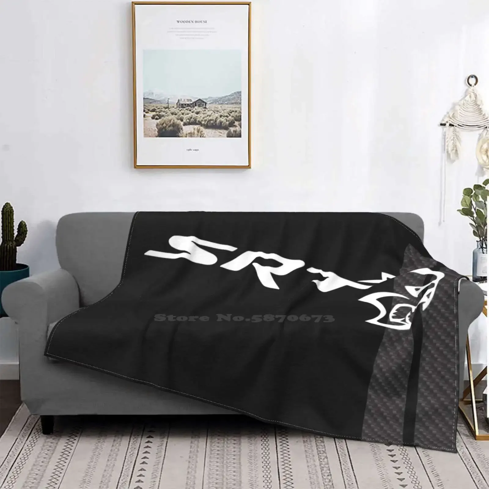 

Hellcat Carbon Fiber Srt For Home Sofa Bed Camping Car Plane Travel Portable Blanket Srt Mopar Hellcat Challenger Charger