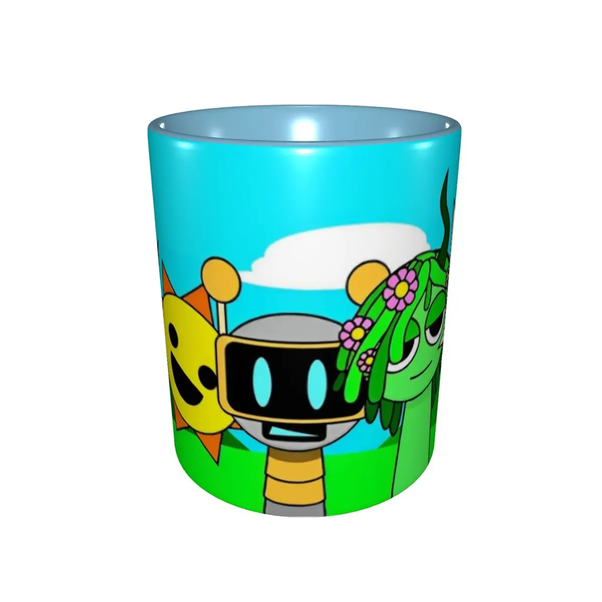 Kawaii Sprunki Tea Cup Room Mugs Incredibox Gaming Printed Funny Meme Tea Cup