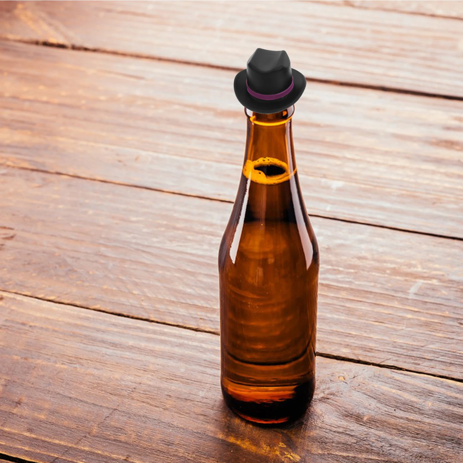 

2Pcs Reusable Wine Bottle Stopper Silicone Cowboy Hat Bottle Caps Fresh Keeping Wine Sealers Cute Decorative Sealed Stopper