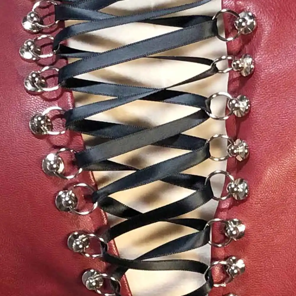Goth Tops Spiked Emo Clothing Y2K PU leather Black Grunge Rave Outfits Festival Bra Gothic Tank Boho Punk Rock Clothes 90s