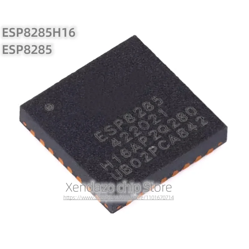 5pcs/lot ESP8285H16 ESP8285 QFN-32 package Original genuine WiFi 2MB flash 32 bit single core MCU chip